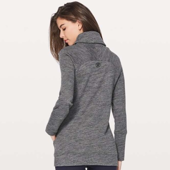 Lululemon Heathered Core Dark Grey To You Tunic Sweater, Women’s Size 4 - Picture 1 of 9